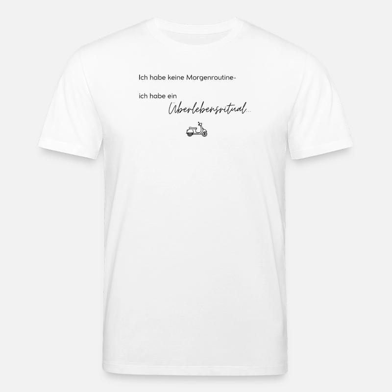 LIEBEVOLL Morgenroutine Roller - Stanley/Stella Unisex Bio-T-Shirt CREATOR  - Weiß
