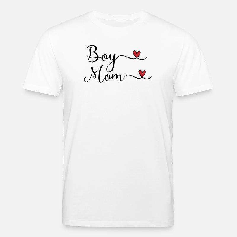 Boy mom - Stanley/Stella Unisex Bio-T-Shirt CREATOR - Weiß