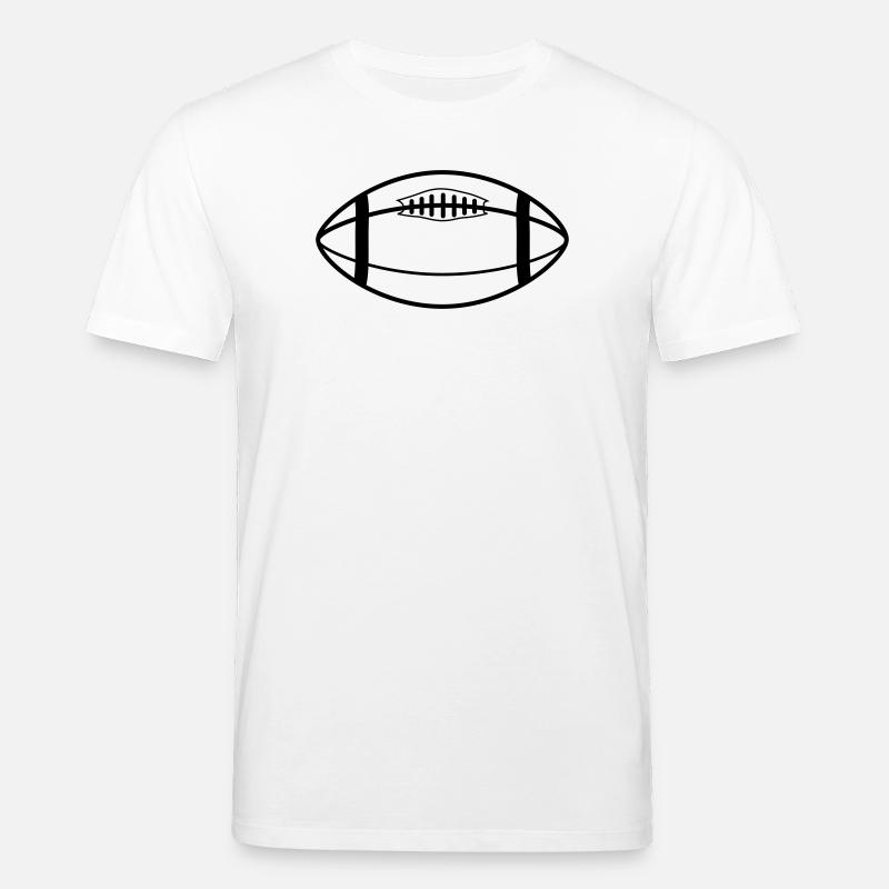rugby ball - Stanley/Stella Unisex Bio-T-Shirt CREATOR  - Weiß
