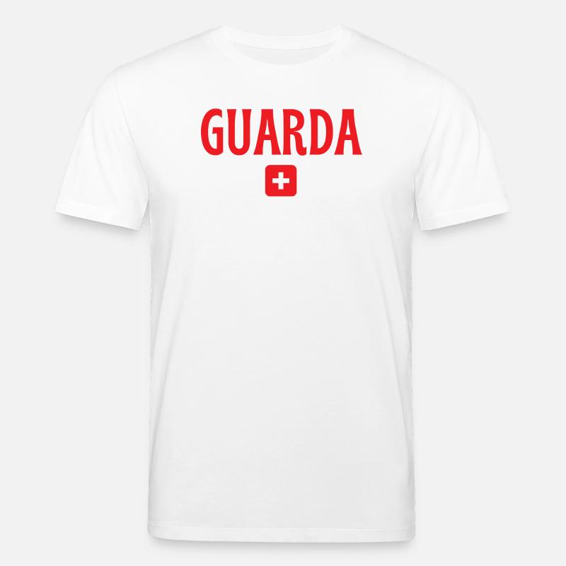 Guarda Schweiz Flagge - Stanley/Stella Unisex Bio-T-Shirt CREATOR  - Weiß