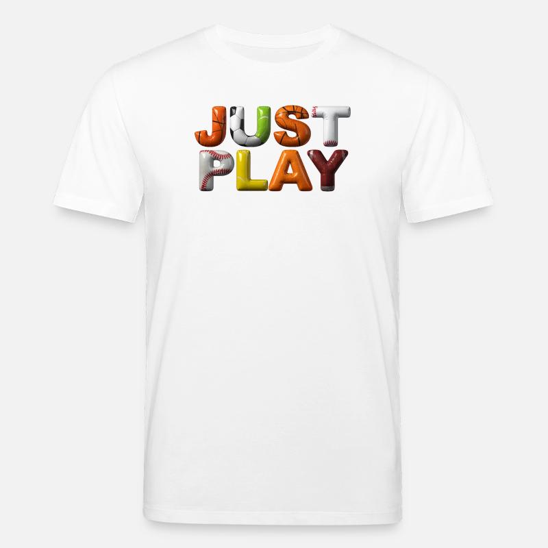 Just play. Don’t overthink it. - Stanley/Stella Unisex Bio-T-Shirt CREATOR  - Weiß