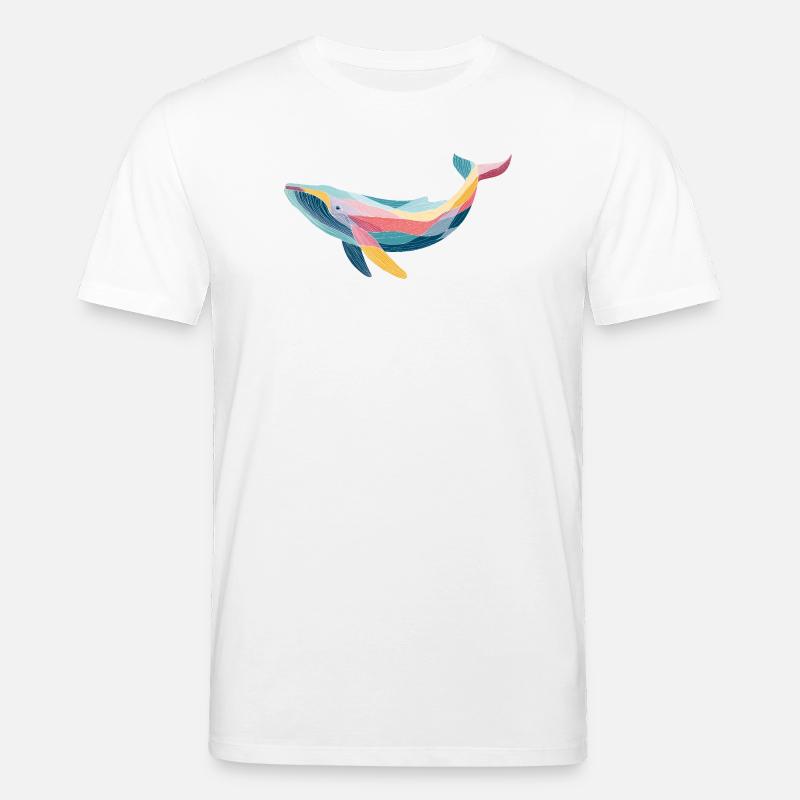 Wal, Meerestier - Stanley/Stella Unisex Bio-T-Shirt CREATOR  - Weiß