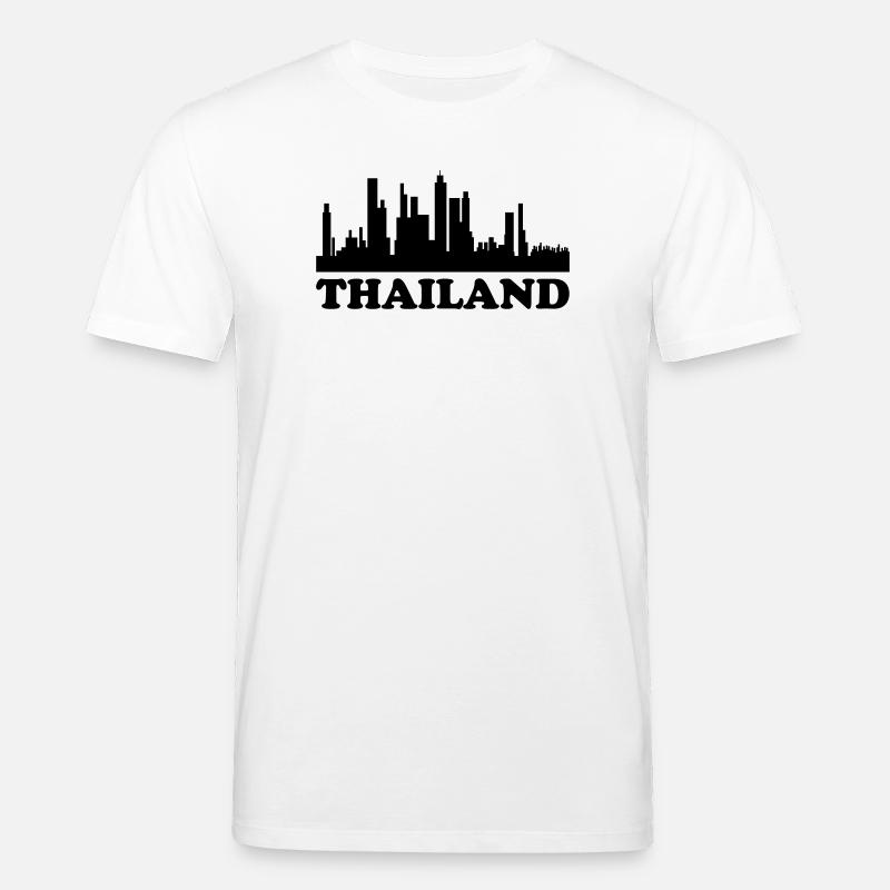 Thailand Skyline - Stanley/Stella Unisex Bio-T-Shirt CREATOR  - Weiß
