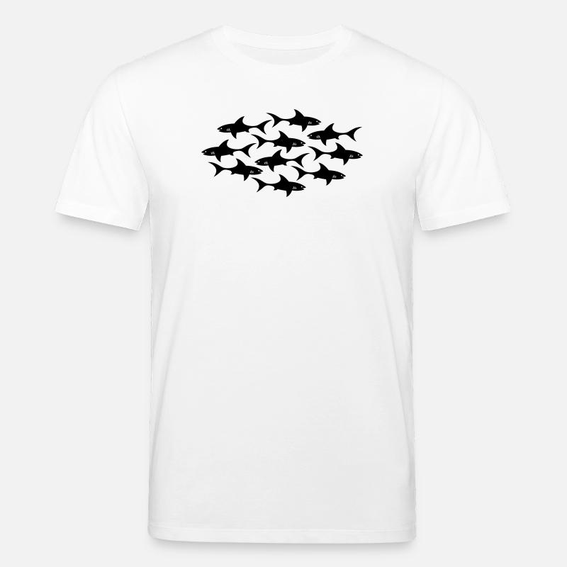 requin - T-shirt bio CREATOR Stanley/Stella Unisexe - blanc