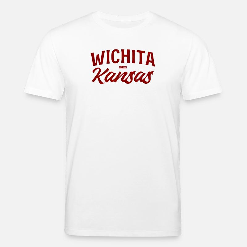 Wichita Kansas Retro Script - Stanley/Stella Unisex Bio-T-Shirt CREATOR  - Weiß