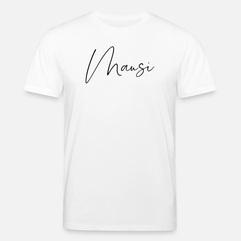 Mausi / Conception de l’écriture manuscrite - T-shirt bio CREATOR Stanley/Stella Unisexe - blanc