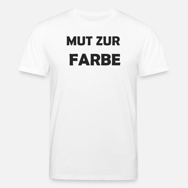 Mut zur Farbe – Farbexplosion - Stanley/Stella Unisex Bio-T-Shirt CREATOR  - Weiß