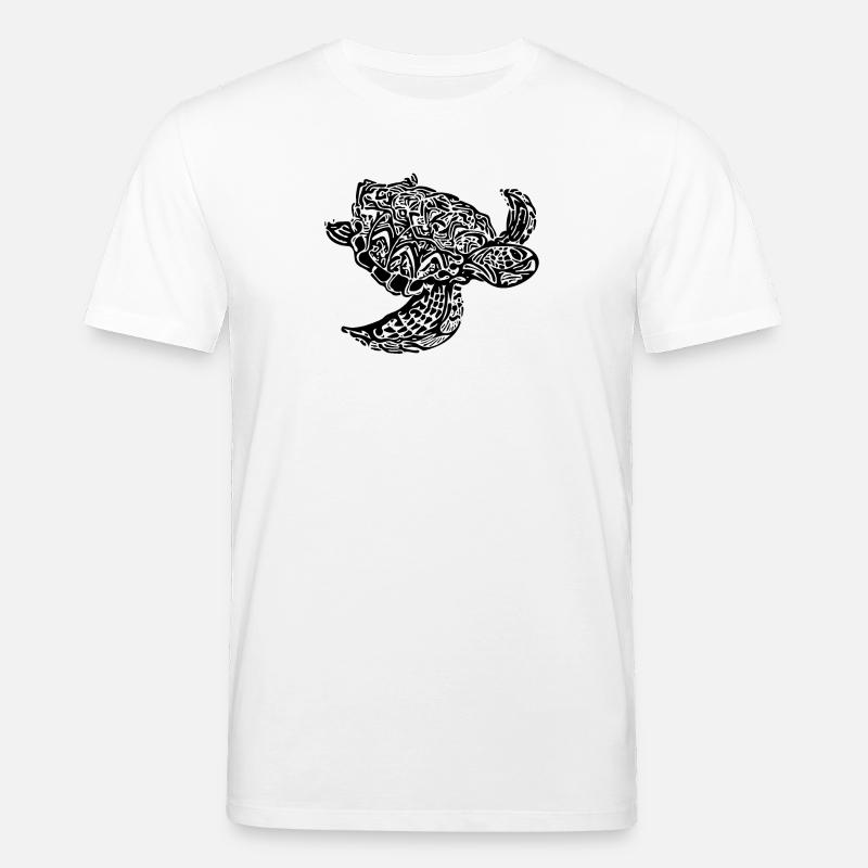 tortue - T-shirt bio CREATOR Stanley/Stella Unisexe - blanc