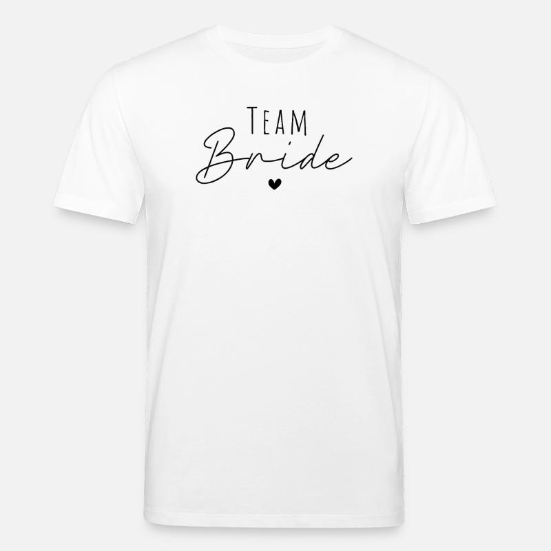 Team Bride Handwritten  - Stanley/Stella Unisex Bio-T-Shirt CREATOR  - Weiß