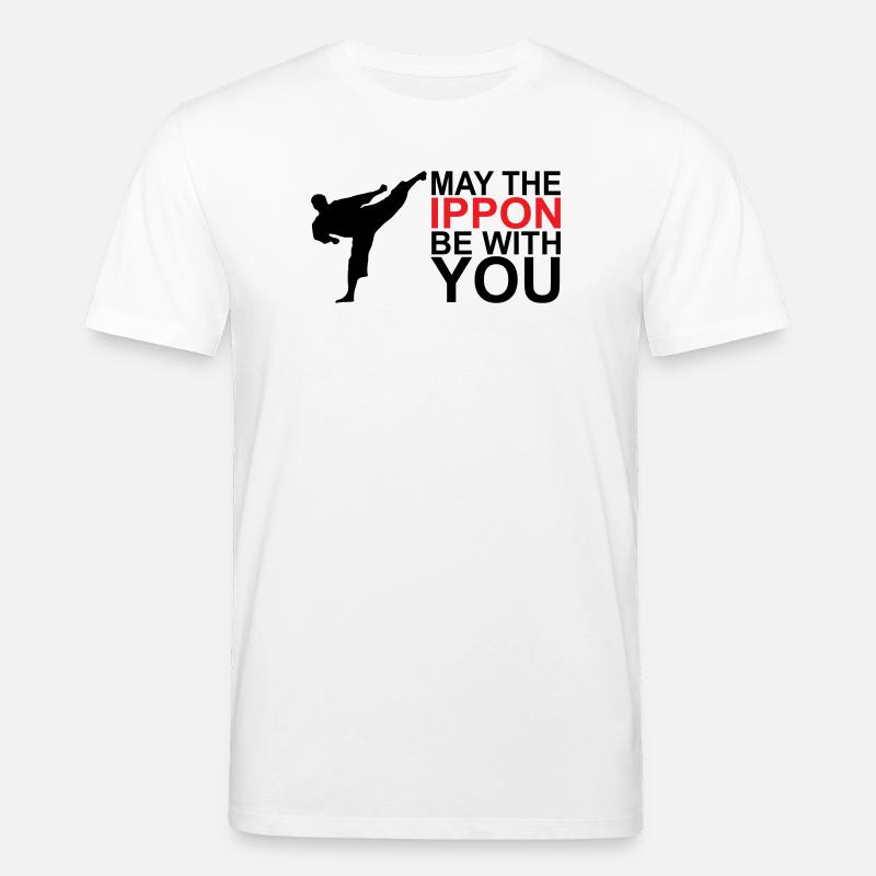 Que l’Ippon soit avec vous - T-shirt bio CREATOR Stanley/Stella Unisexe - blanc