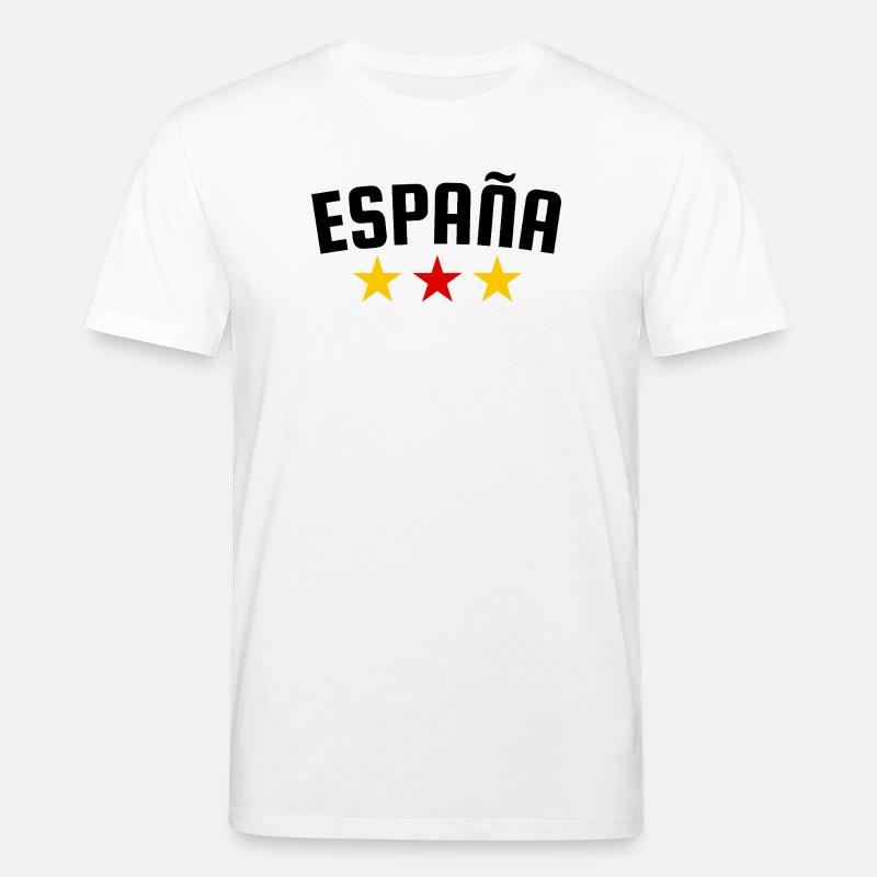 Spanien 3 Sterne Design - Stanley/Stella Unisex Bio-T-Shirt CREATOR - Weiß