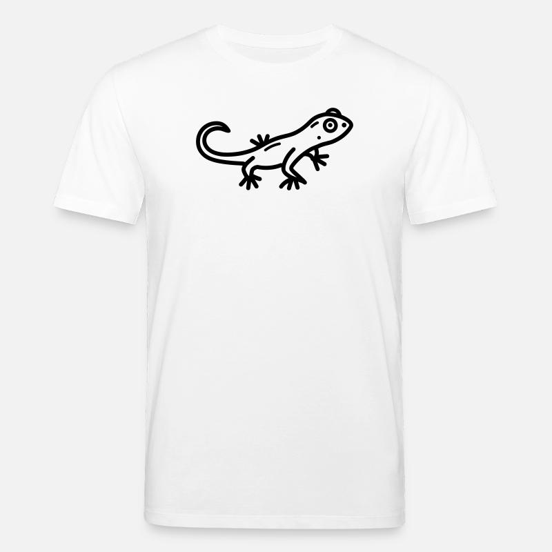 lizard - Stanley/Stella CREATOR Unisex Organic T-Shirt - white