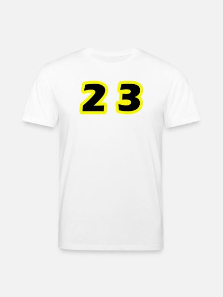 23 Number symbol - Stanley/Stella CREATOR Unisex Organic T-Shirt - white