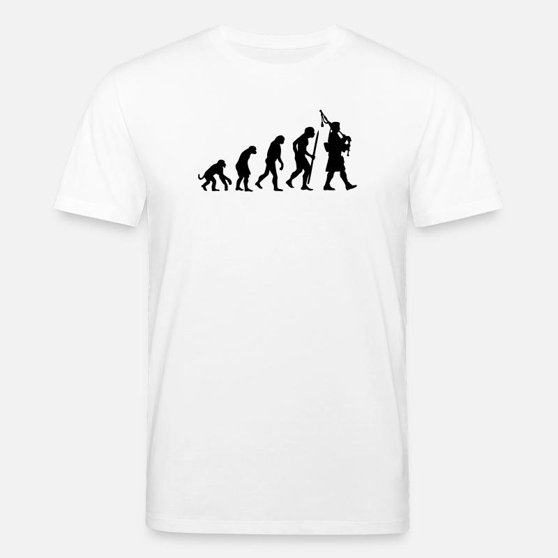 Evolution Pipebag - T-shirt bio CREATOR Stanley/Stella Unisexe - blanc
