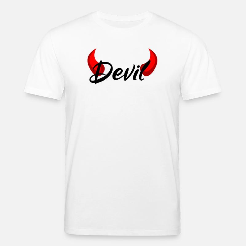 Ich bin ein Teufel - Devil - Stanley/Stella Unisex Bio-T-Shirt CREATOR  - Weiß