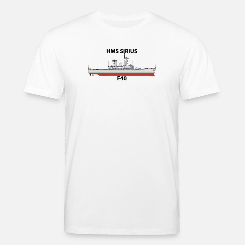 HMS SIRIUS - LEANDER ORIG - Stanley/Stella Unisex Bio-T-Shirt CREATOR  - Weiß