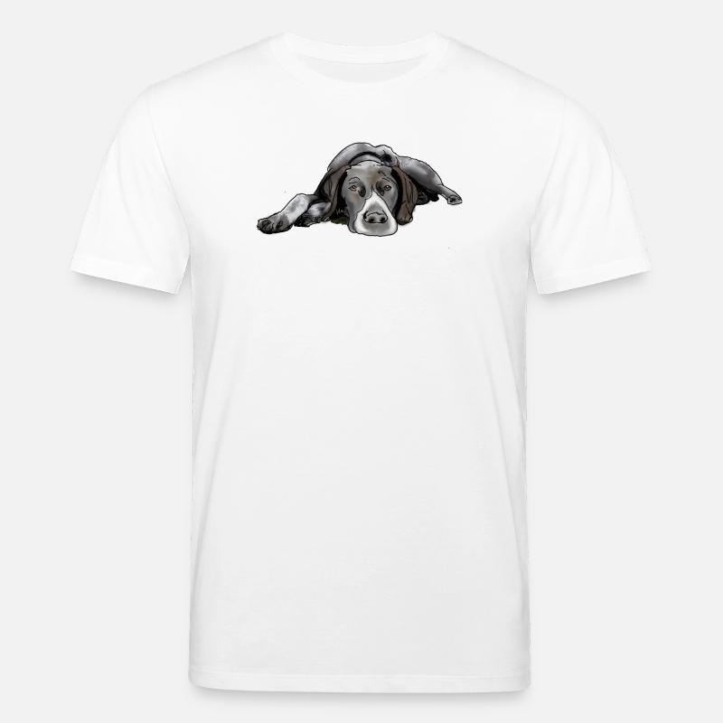 Pointer Deutsch Kurzhaar - Stanley/Stella Unisex Bio-T-Shirt CREATOR  - Weiß