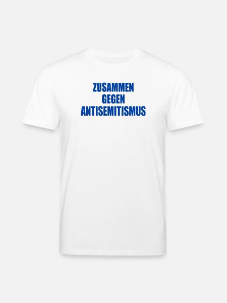 zusammen gegen antisemitismus - Stanley/Stella Unisex Bio-T-Shirt CREATOR - Weiß
