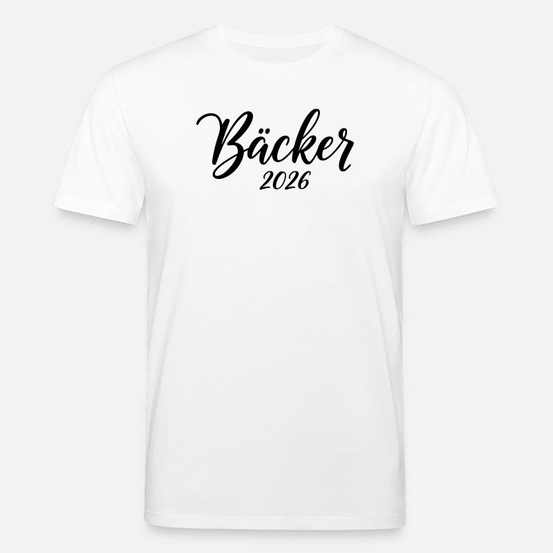 Bäcker 2026 – Handwerksdesign - Stanley/Stella Unisex Bio-T-Shirt CREATOR  - Weiß