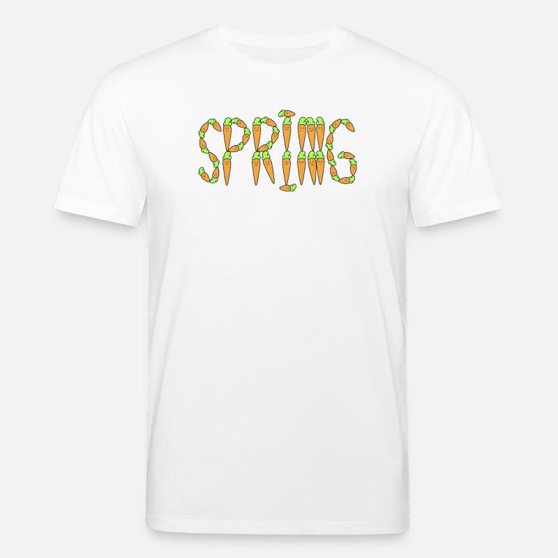 Source de carotte - T-shirt bio CREATOR Stanley/Stella Unisexe - blanc