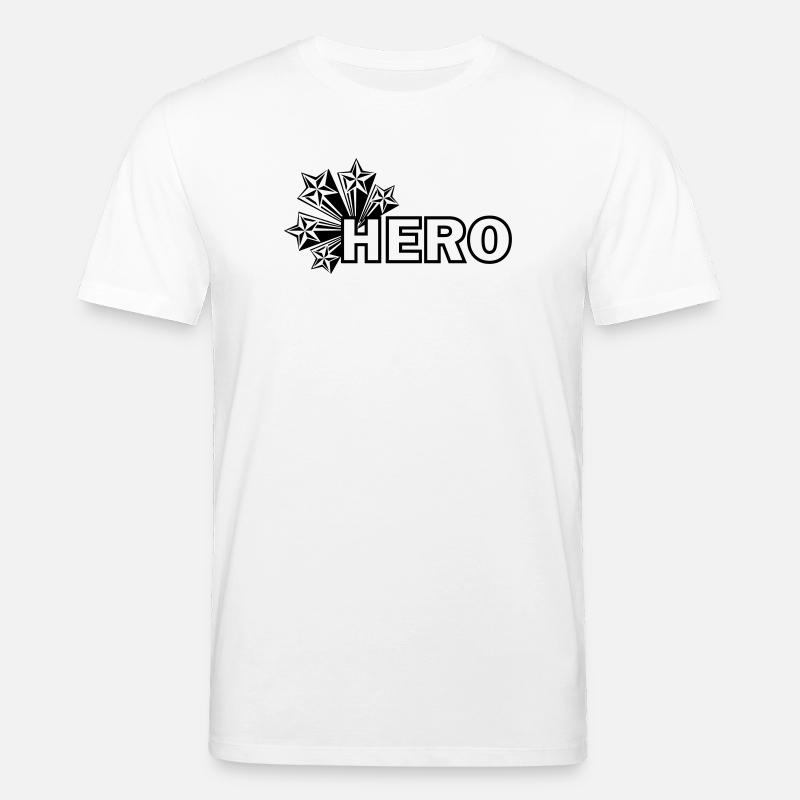 Mein Held Stern - Stanley/Stella Unisex Bio-T-Shirt CREATOR  - Weiß