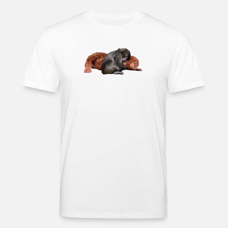 Punch - das Äffchen - Stanley/Stella Unisex Bio-T-Shirt CREATOR  - Weiß