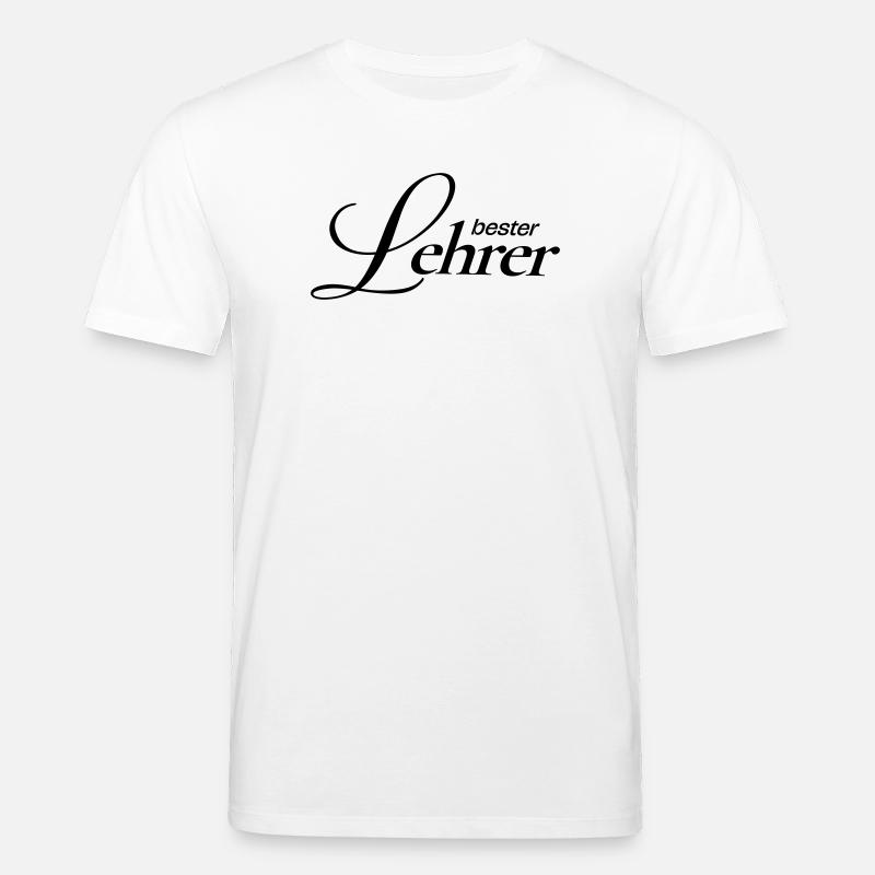 Beste Lehrer!  - Stanley/Stella Unisex Bio-T-Shirt CREATOR  - Weiß