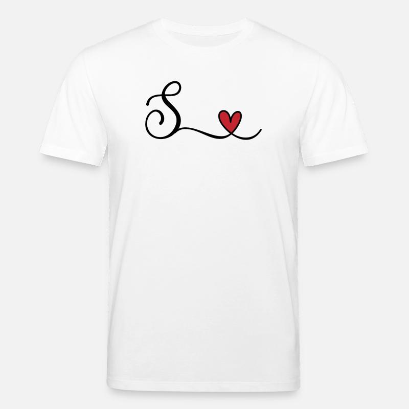 Buchstabe S - Stanley/Stella Unisex Bio-T-Shirt CREATOR - Weiß