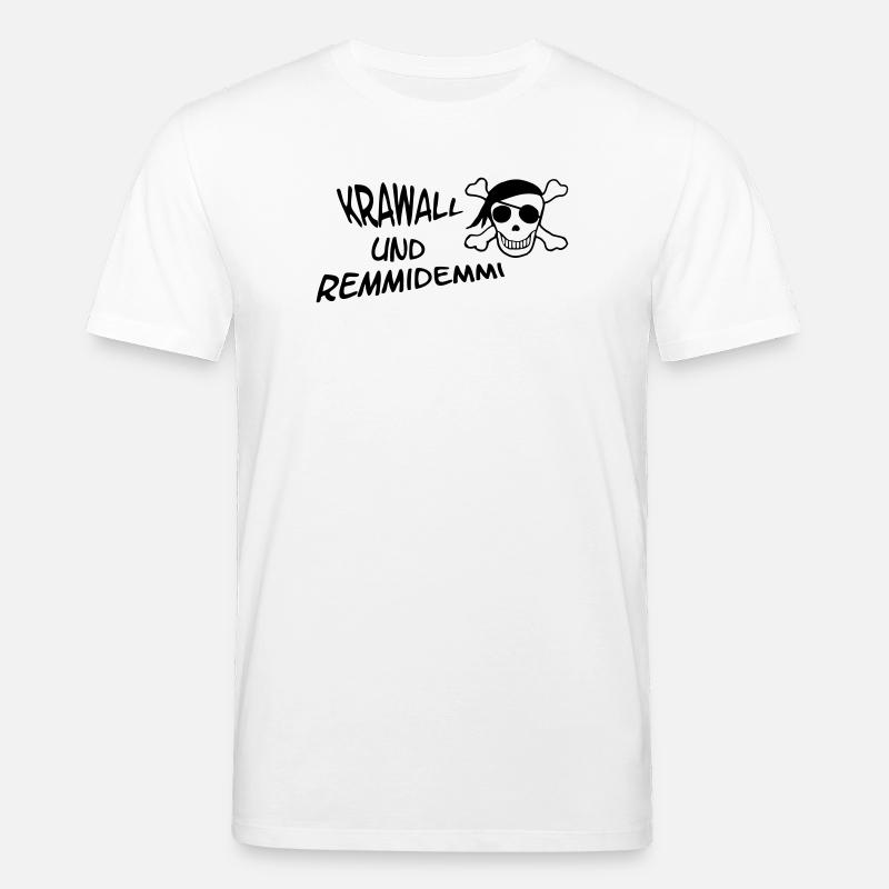 Krawall und Remmidemmi - Stanley/Stella Unisex Bio-T-Shirt CREATOR  - Weiß