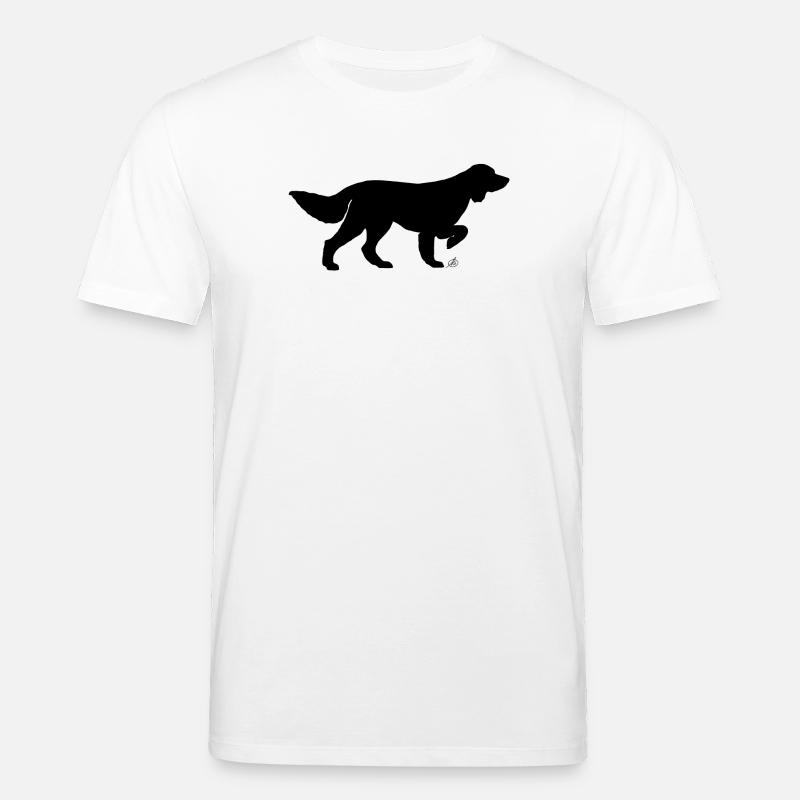 Deutsch Langhaar - Stanley/Stella Unisex Bio-T-Shirt CREATOR  - Weiß