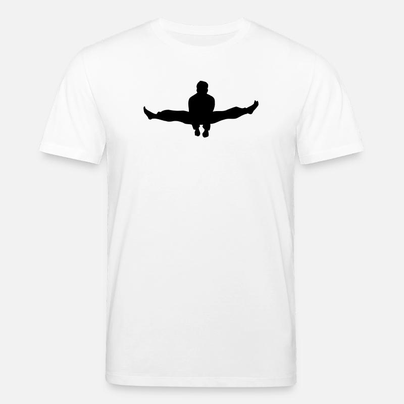 Karate oder Taekwondo Double Kick Schatten - Stanley/Stella Unisex Bio-T-Shirt CREATOR  - Weiß