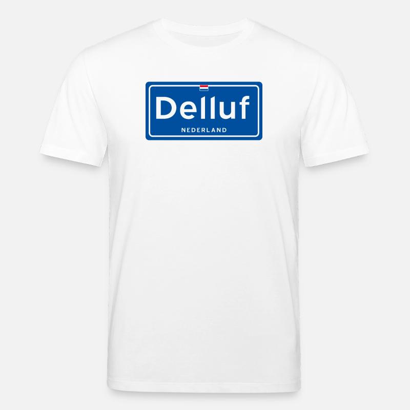 Ortsschild Delluf (Delft) - Stanley/Stella Unisex Bio-T-Shirt CREATOR - Weiß