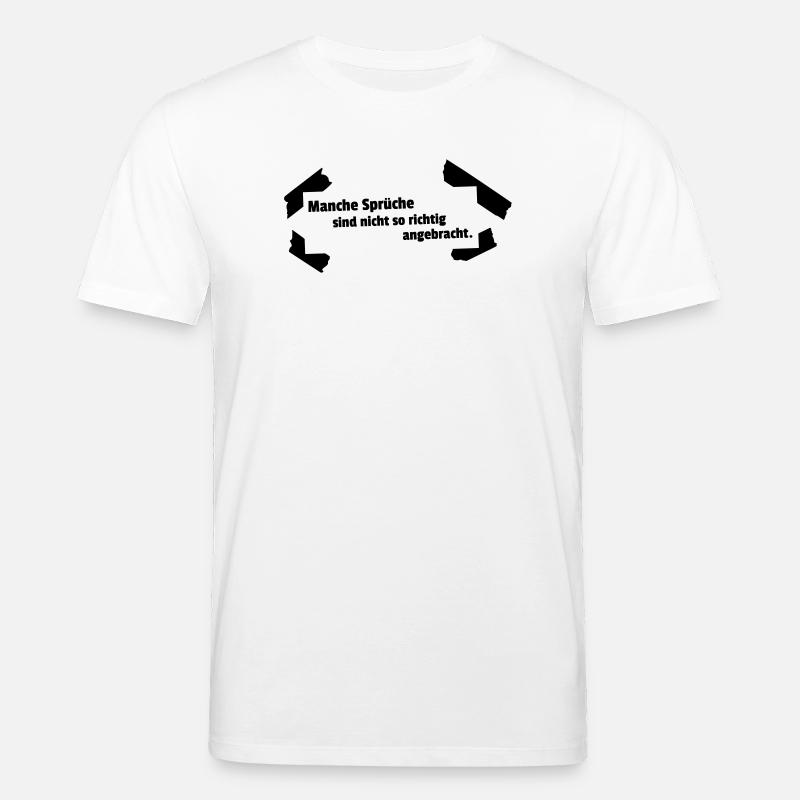 Sprueche nicht angebracht - Stanley/Stella Unisex Bio-T-Shirt CREATOR  - Weiß