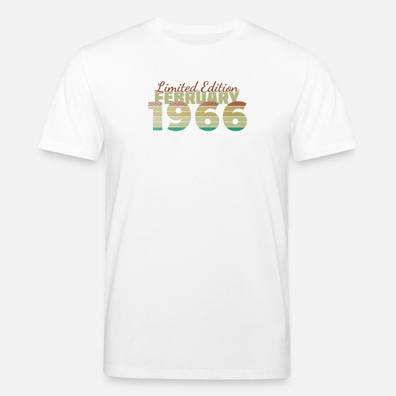 60e anniversaire Édition Limitée (SCR) 02/1966 - T-shirt bio CREATOR Stanley/Stella Unisexe - blanc