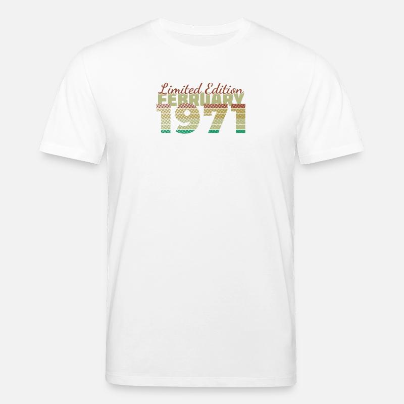 55e anniversaire Édition Limitée (SCR) 02/1971 - T-shirt bio CREATOR Stanley/Stella Unisexe - blanc