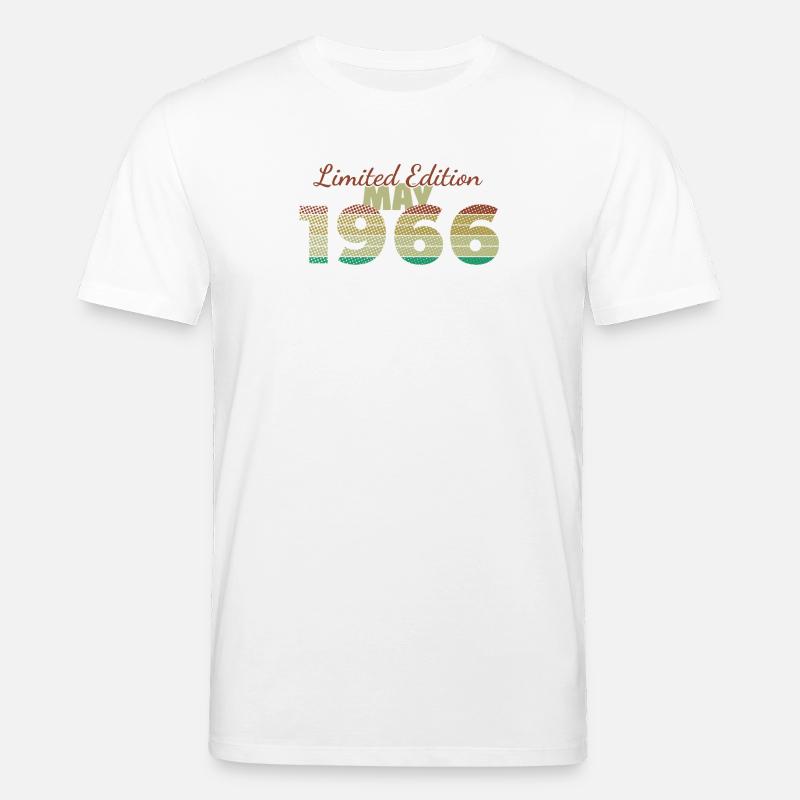 60e anniversaire Édition Limitée (SCR) 05/1966 - T-shirt bio CREATOR Stanley/Stella Unisexe - blanc