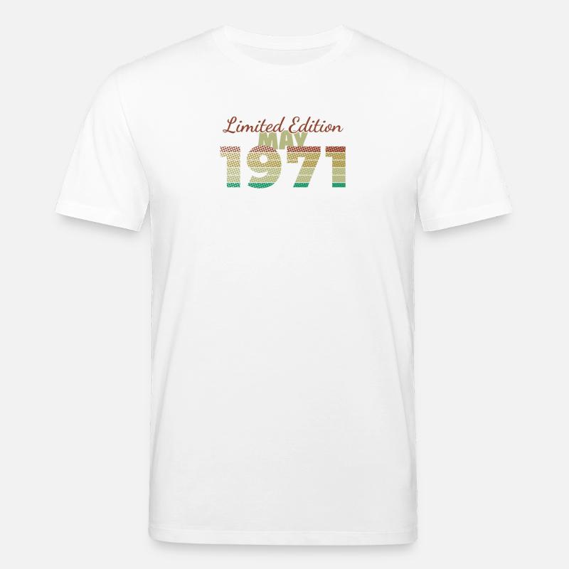 55e anniversaire Édition Limitée (SCR) 05/1971 - T-shirt bio CREATOR Stanley/Stella Unisexe - blanc