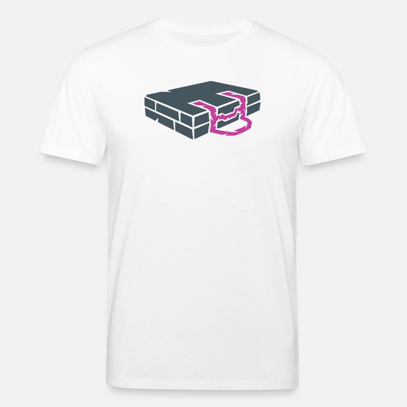 Bouldermatte Crashpad Klettern - Stanley/Stella Unisex Bio-T-Shirt CREATOR  - Weiß
