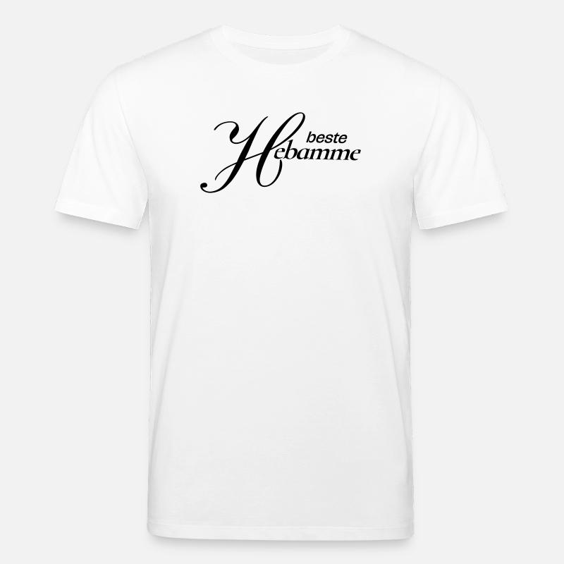 Beste Hebamme - Stanley/Stella Unisex Bio-T-Shirt CREATOR  - Weiß