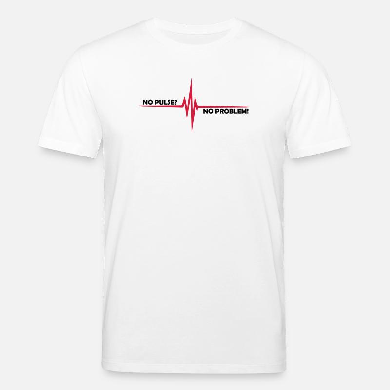 No pulse? - No problem - Stanley/Stella CREATOR Unisex Organic T-Shirt - white