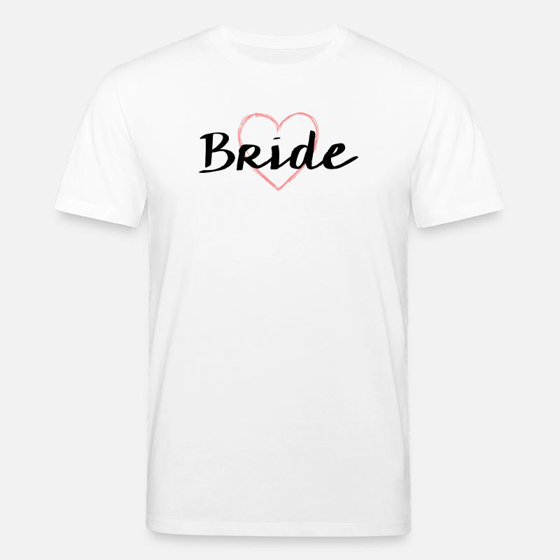 Bride Herz Junggesellenabschied Hochzeit - Stanley/Stella Unisex Bio-T-Shirt CREATOR  - Weiß