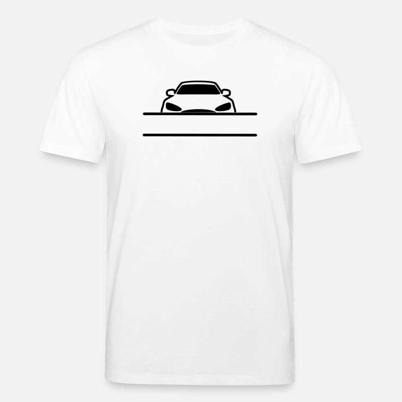 Banner mit Autonamen - Stanley/Stella Unisex Bio-T-Shirt CREATOR  - Weiß