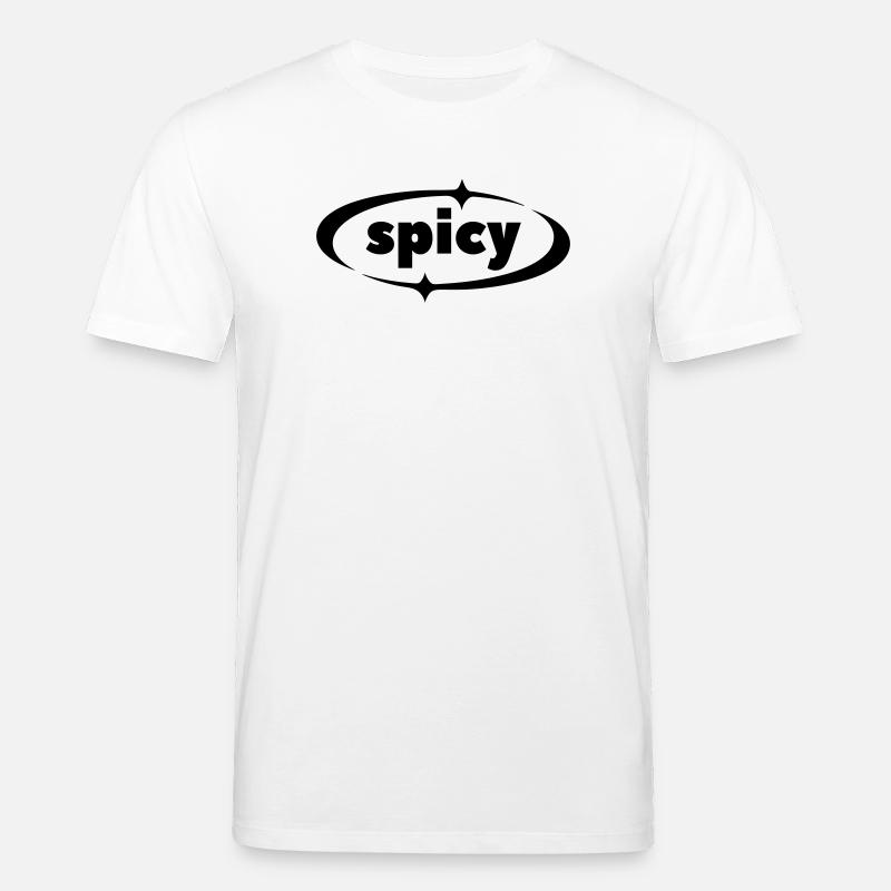 Spicy Statement – Y2K Textlogo mit Sternakzenten - Stanley/Stella Unisex Bio-T-Shirt CREATOR - Weiß