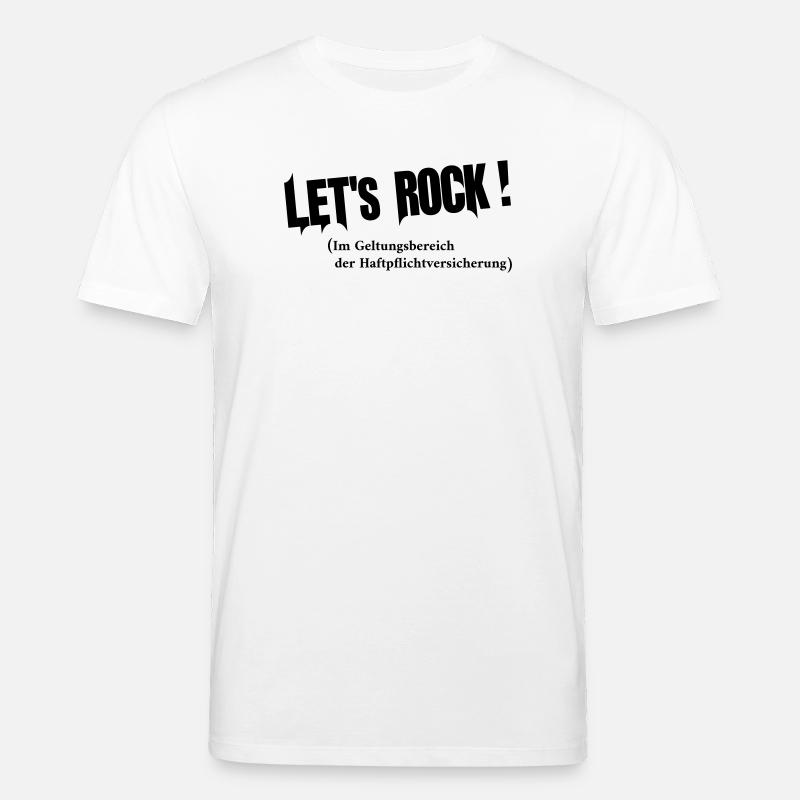 Laisse le rock - T-shirt bio CREATOR Stanley/Stella Unisexe - blanc