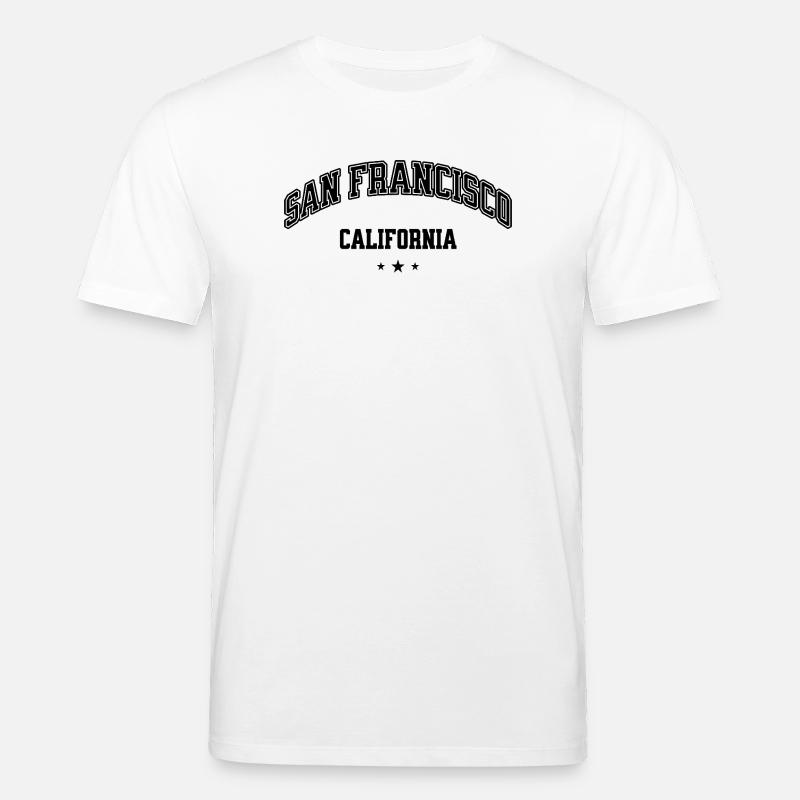San Francisco Arch Text Tee - Stanley/Stella Unisex Bio-T-Shirt CREATOR  - Weiß
