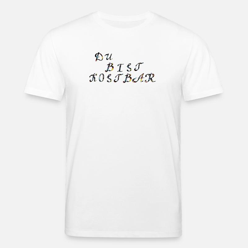 Tu es précieux - T-shirt bio CREATOR Stanley/Stella Unisexe - blanc