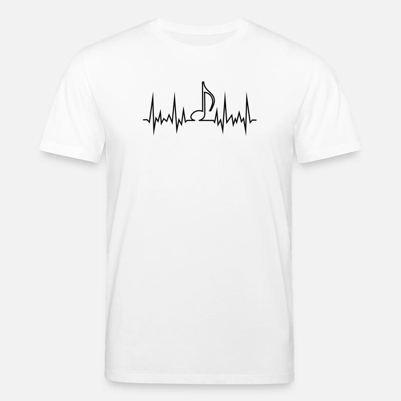 wave_note - Stanley/Stella CREATOR Unisex Organic T-Shirt - white