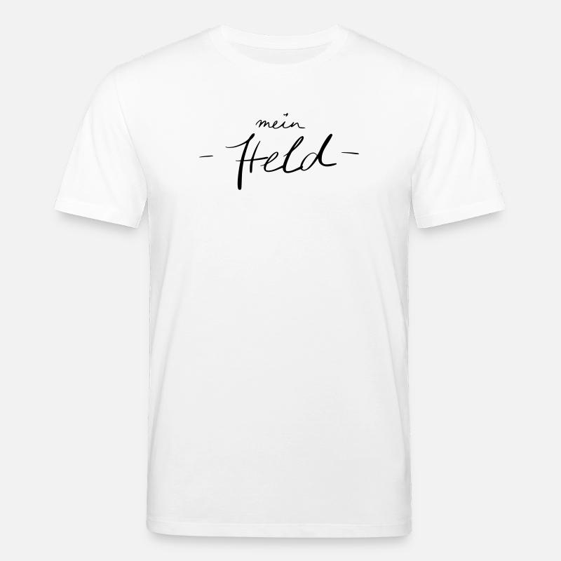mein Held - Stanley/Stella Unisex Bio-T-Shirt CREATOR  - Weiß