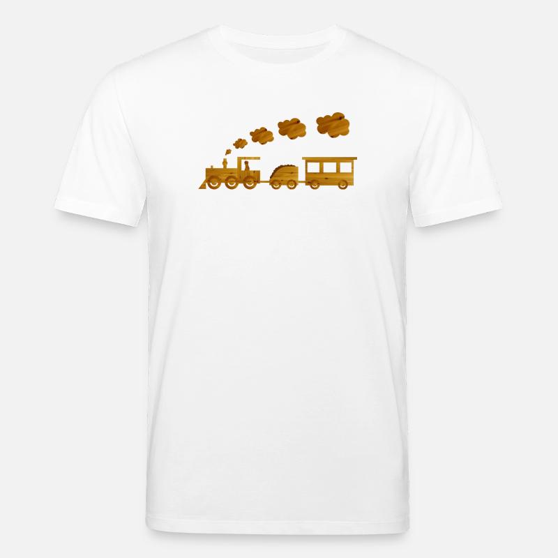 eisenbahn spielzeug kind - Stanley/Stella Unisex Bio-T-Shirt CREATOR  - Weiß