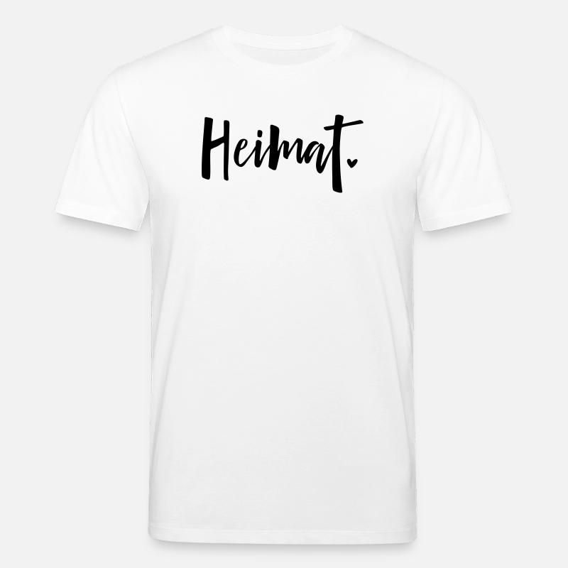 Heimat Herz Liebe Zuhause - Stanley/Stella Unisex Bio-T-Shirt CREATOR - Weiß